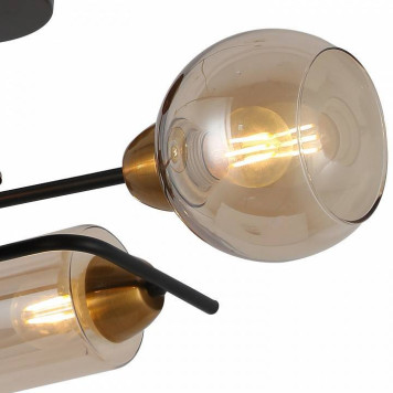 Люстра на штанге ILLUMICO IL8243-4COU-79 BK BR-2