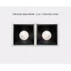 Встраиваемый светильник Italline IT06-6020 IT06-6020 black 4000K - 2 шт. + IT06-6022 black
