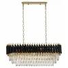 Подвесная люстра LUMINA DECO MAZINI LDP 6003-800-PR BK+F.GD