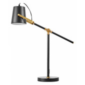 Настольная лампа офисная LUMINA DECO FELA LDT 7733-1 BK+MD