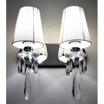 Бра LUMINA DECO Alessia LDW 1726-2W CHR-2