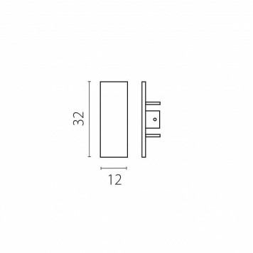 Заглушка для трека Lightstar Linea 506567-2