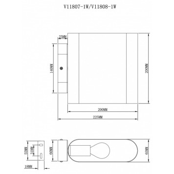 Бра Moderli Metalicana V11807-1W-1