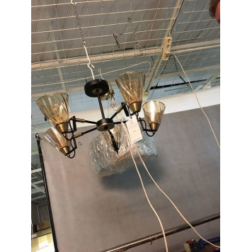 Люстра на штанге DeMarkt Гамбург 25 605016805-1