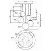 Подвесной светильник Maytoni Basic form MOD321PL-05G1