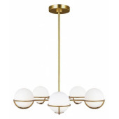 Люстра на штанге Feiss Apollo FE-APOLLO5-BB