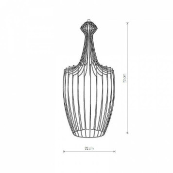 Плафон металлический Nowodvorski Cameleon Luksor L BL 8593-1