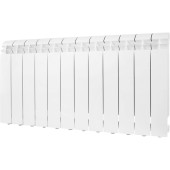 Радиатор алюминиевый Global VOX- R 350 12 секций боковое подключение (белый RAL 9010) VX03501012 (VX03501012)