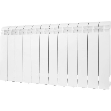 Радиатор алюминиевый Global VOX- R 350 12 секций боковое подключение (белый RAL 9010) VX03501012 (VX03501012)