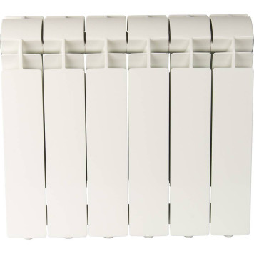 Радиатор алюминиевый Global VOX- R 350 6 секций боковое подключение (белый RAL 9010) VX03501006 (VX03501006)-1