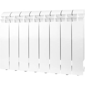 Радиатор алюминиевый Global VOX- R 350 8 секций боковое подключение (белый RAL 9010) VX03501008 (VX03501008)