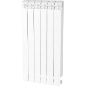 Радиатор алюминиевый Global VOX-R 800 14 секций боковое подключение (белый RAL 9010) 46929 (46929)