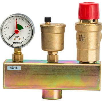 Группа безопасности в теплоизоляции Watts KSG 30/25M-ISO2 3 бар (до 200 кВт)-2