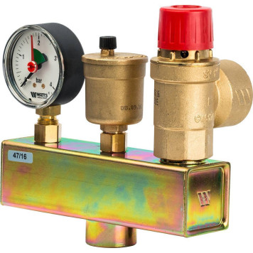 Группа безопасности в теплоизоляции Watts KSG 30/25M-ISO2 3 бар (до 200 кВт)-3