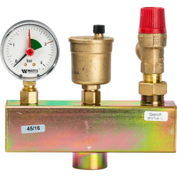 Группа безопасности Watts KSG 30/ISO2 в теплоизоляции 3 бар (до 50 кВт)-3