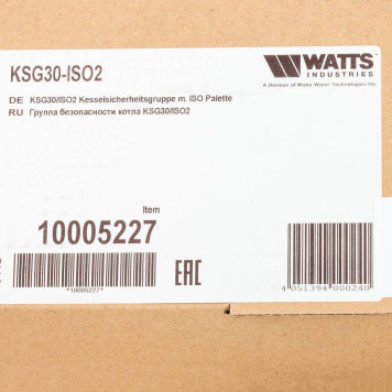 Группа безопасности Watts KSG 30/ISO2 в теплоизоляции 3 бар (до 50 кВт)-10