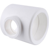 Тройник переходной Kalde 110х63х110 для полипропиленовых труб под сварку (цвет белый) (3212-tio-116311)