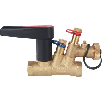 Клапан балансировочный BROEN Venturi FODRV DN 015 PN 25 с дренажем и ручным управлением-1