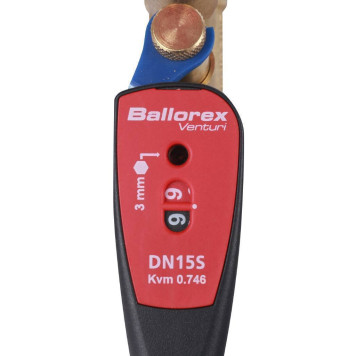 Клапан балансировочный BROEN Venturi FODRV DN 015 PN 25 с дренажем и ручным управлением-6