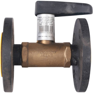 Балансировочный клапан BROEN Venturi DRV ручной фланцевый DN 025 PN 16 Kvs=994 м3/ч 4550510S-001005-1