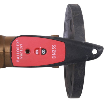 Балансировочный клапан BROEN Venturi DRV ручной фланцевый DN 025 PN 16 Kvs=994 м3/ч 4550510S-001005-5