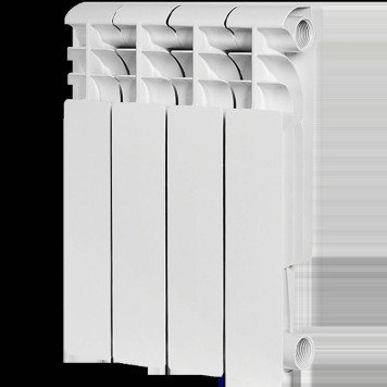 Радиатор алюминиевый ROMMER Profi 350 4 секции (AL350-80-80-080) (RAL9016) RAL-1210-035004 (RAL-1210-035004)-1