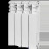 Радиатор алюминиевый ROMMER Profi 350 4 секции (AL350-80-80-080) (RAL9016) RAL-1210-035004 (RAL-1210-035004)