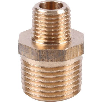 Переходной ниппель Viega 3245 НР, 1/2х1/4, из бронзы.-1