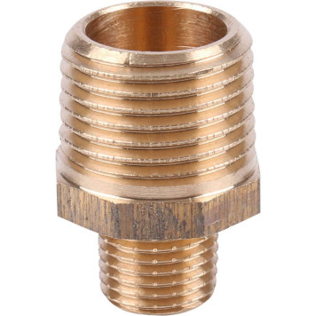 Переходной ниппель Viega 3245 НР, 1/2х1/4, из бронзы.-2