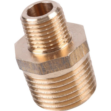 Переходной ниппель Viega 3245 НР, 1/2х1/4, из бронзы.-3