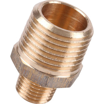 Переходной ниппель Viega 3245 НР, 1/2х1/4, из бронзы.-4