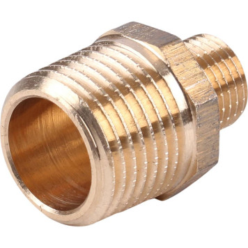 Переходной ниппель Viega 3245 НР, 1/2х1/4, из бронзы.-5