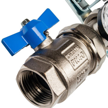 Коллектор STOUT из нержавеющей стали без расходомеров, 2 выхода.-2