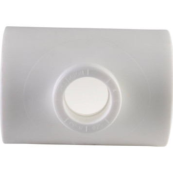 Тройник Переходной Политэк 50х25х50 для ПП труб под сварку, белый-2