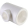Тройник Переходной Политэк 50х32х50 для Полипропиленовых Труб Под Сварку (Белый)
