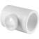 Тройник переходной Политэк 63х40х63 для сварки полипропиленовых труб (белый)
