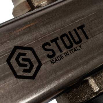 Коллектор STOUT из нержавеющей стали с клапаном выпуска воздуха и сливом, 7 выходов.-7