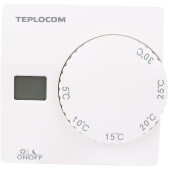 Термостат комнатный Teplocom TS-2AA/8A, проводной, реле 250В, 8А 911 (911)