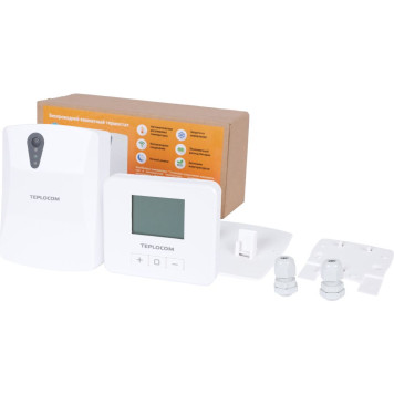 Термостат комнатный Teplocom TS-2AA/3A-RF, беспроводной, реле 250В, 3А 914 (914)-6