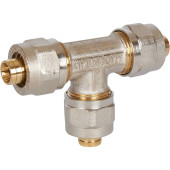 Тройник STOUT равнопроходный 16х16х16 для металлопластиковых труб винтовой (SFS-0009-000016)