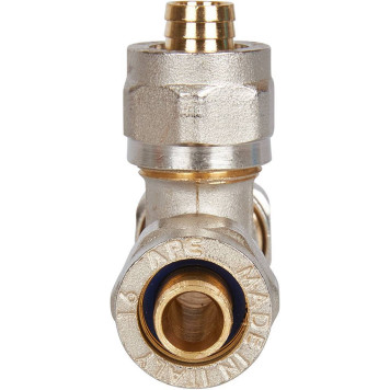 Тройник равнопроходный STOUT 16х16х16 для металлопластиковых труб винтовой-4