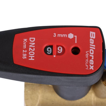 Клапан балансировочный BROEN Venturi FODRV с дренажем DN 020 PN 25 Kvs=572 м3/ч-6