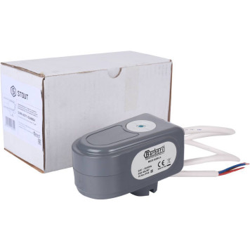 STOUT Сервопривод для шаровых зональных клапанов 90° 1м 40сек 24V 4 полюса-6