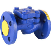 Клапан обратный подъемный ZETKAMA 287A Ду15 Ру16 фланцевый из чугуна (287A015C31)