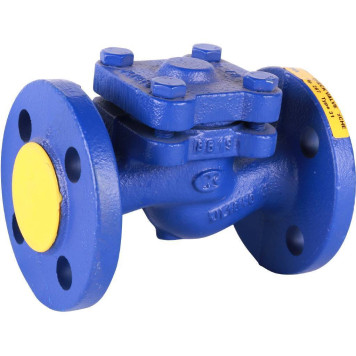 Обратный клапан Zetkama 287A015C31 из чугуна, Ду15, Ру16, Tmax=300°C