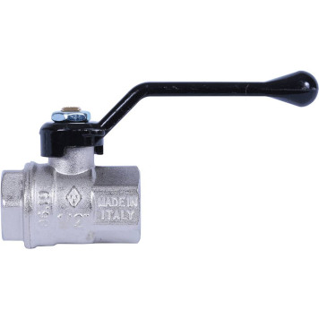 Шаровой кран BUGATTI New Jersey с ручкой-рычагом из алюминия, внутренняя резьба 1/2&-2