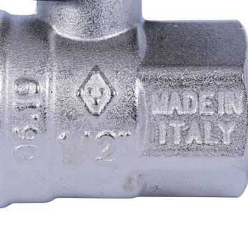 Шаровой кран BUGATTI New Jersey с ручкой-рычагом из алюминия, внутренняя резьба 1/2&-6