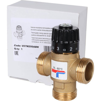 BARBERI Термостатический смесительный клапан 1 , 35-60C (V07M250ABN)-5