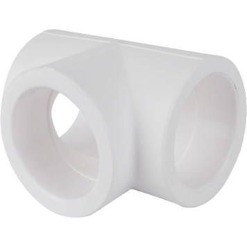 Тройник Kalde Россия для полипропиленовых труб d=63 под сварку (белый)
