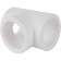 Тройник Kalde Россия для полипропиленовых труб d=63 под сварку (белый)